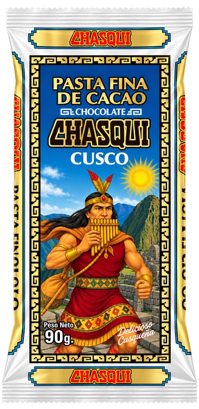 Chasqui Pasta fina de cacao 90 g